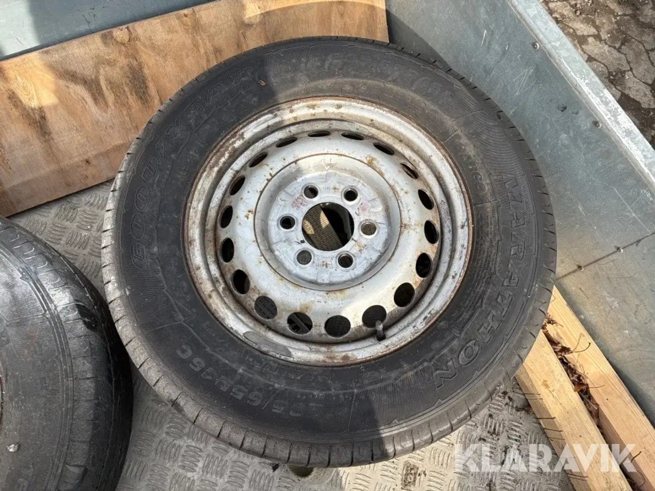 Billede 5 - Dæk m. Fælge Goodyear Marathon