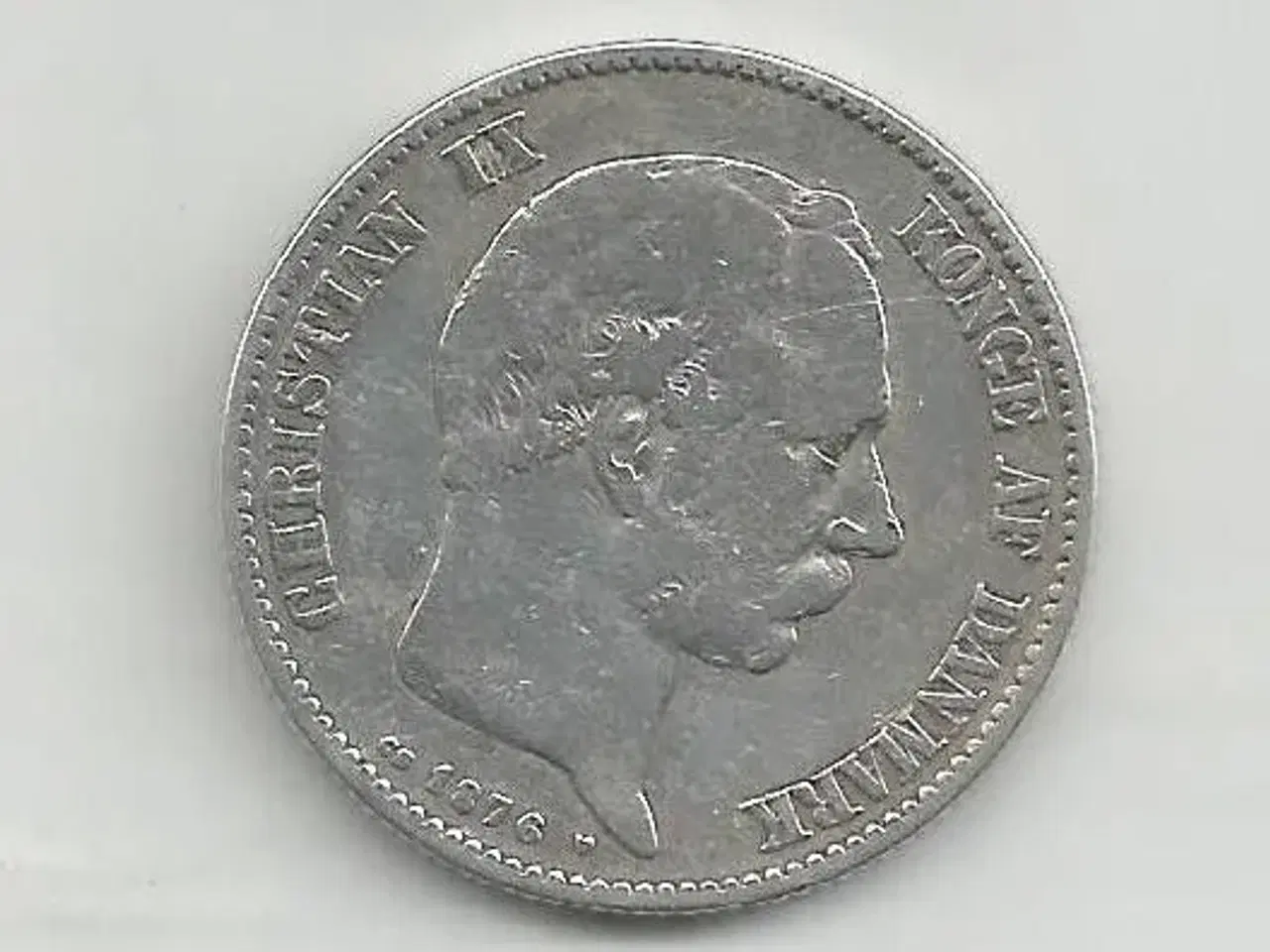 Billede 1 - Sølvmønt 2 kr 1876
