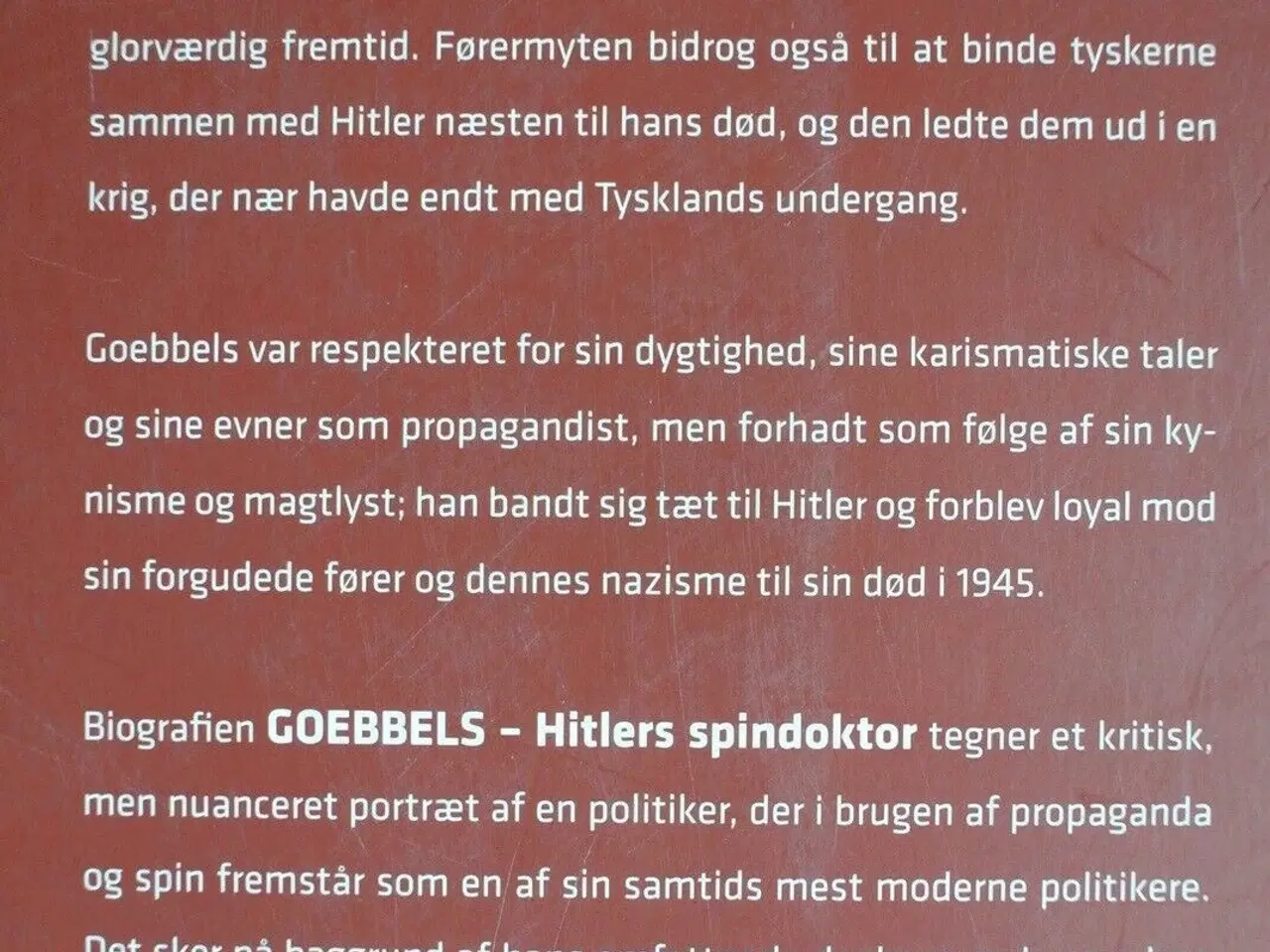 Billede 3 - goebbels - hitlers spindoktor, af karl christian l