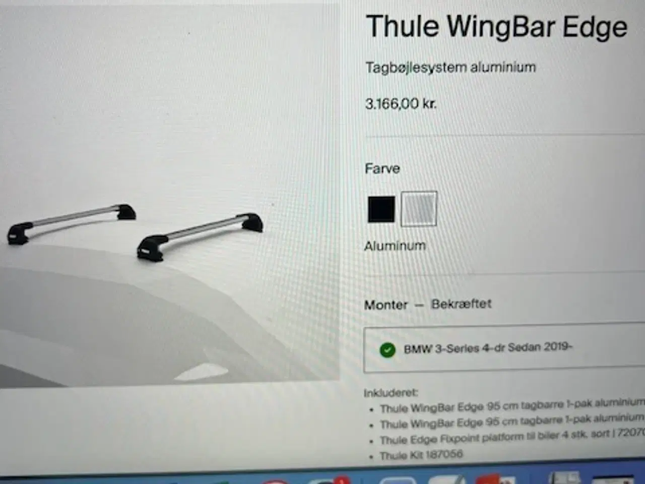 Billede 1 - Thule wingbar edge