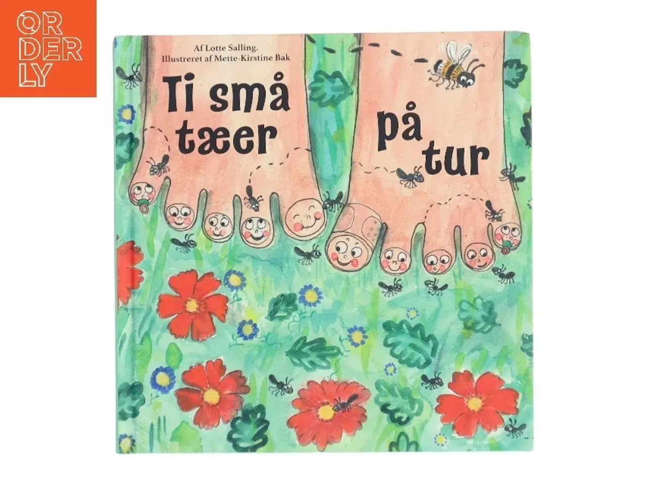 Billede 1 - Ti små tæer på tur af Lotte Salling (Bog)