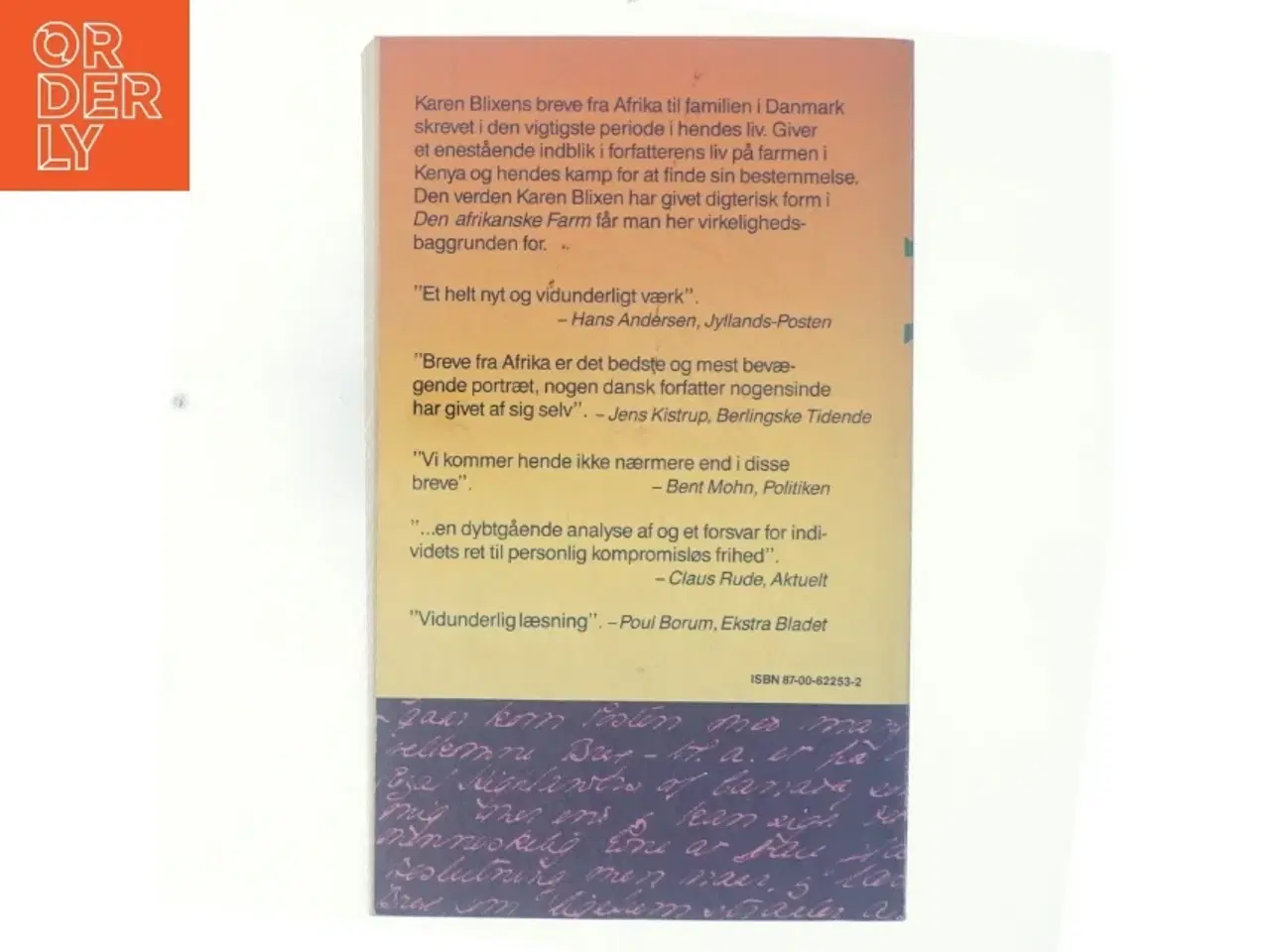 Billede 3 - Breve fra Afrik 1014-31 af Karen Blixen