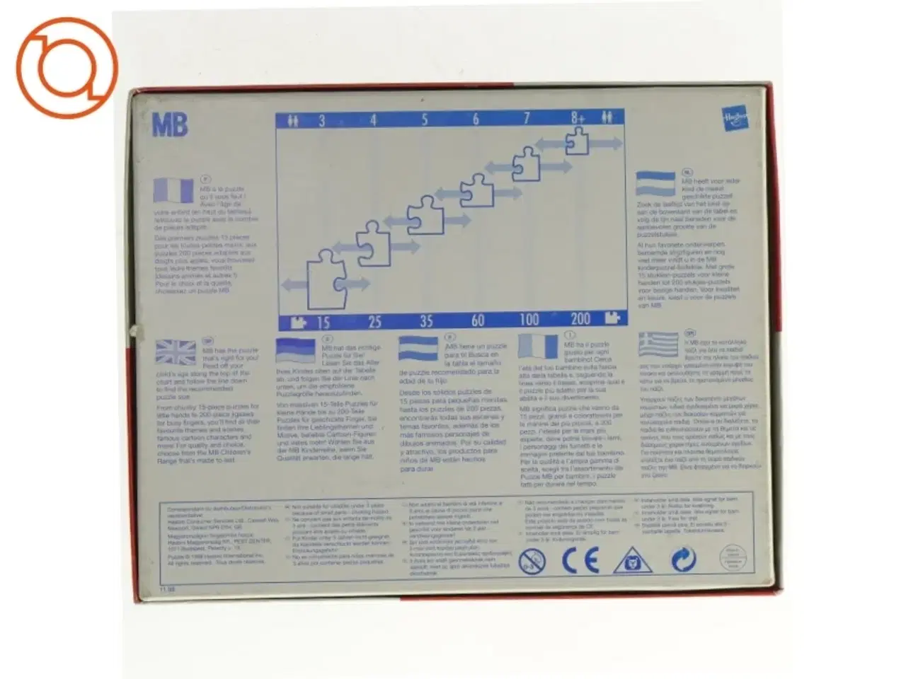 Billede 3 - Puslespil, 3x50 fra Hasbro (str. 25 x 20 cm)