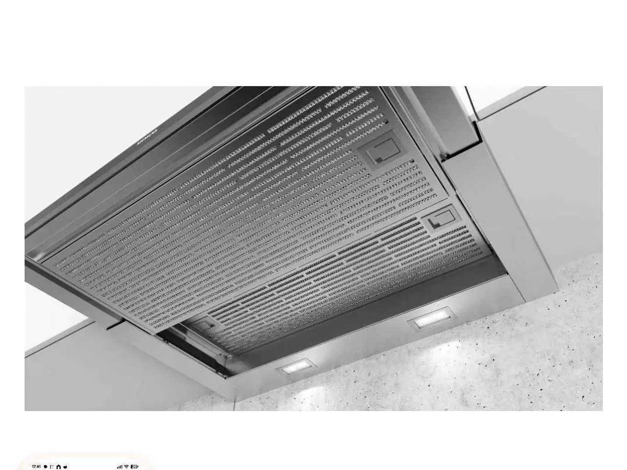 Billede 3 - Udtræks emhætte 60 cm rustfrit stål 