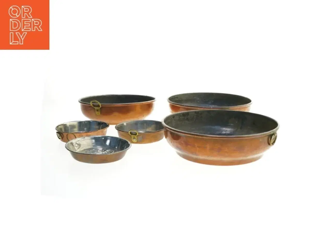 Billede 2 - Kobberskålesæt til ophæng (str. 21-10 cm)