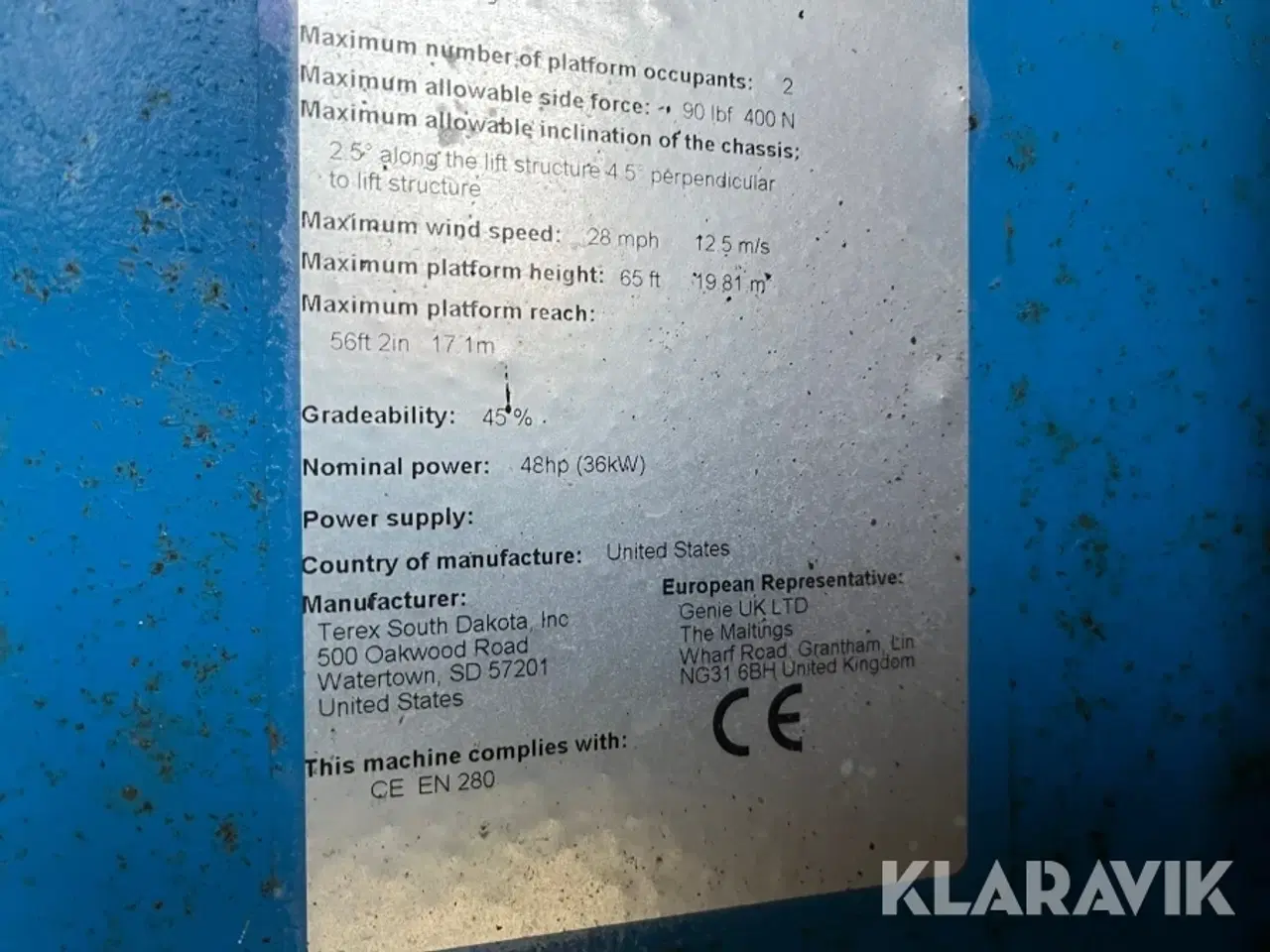 Billede 8 - Bomlift Genie S-65