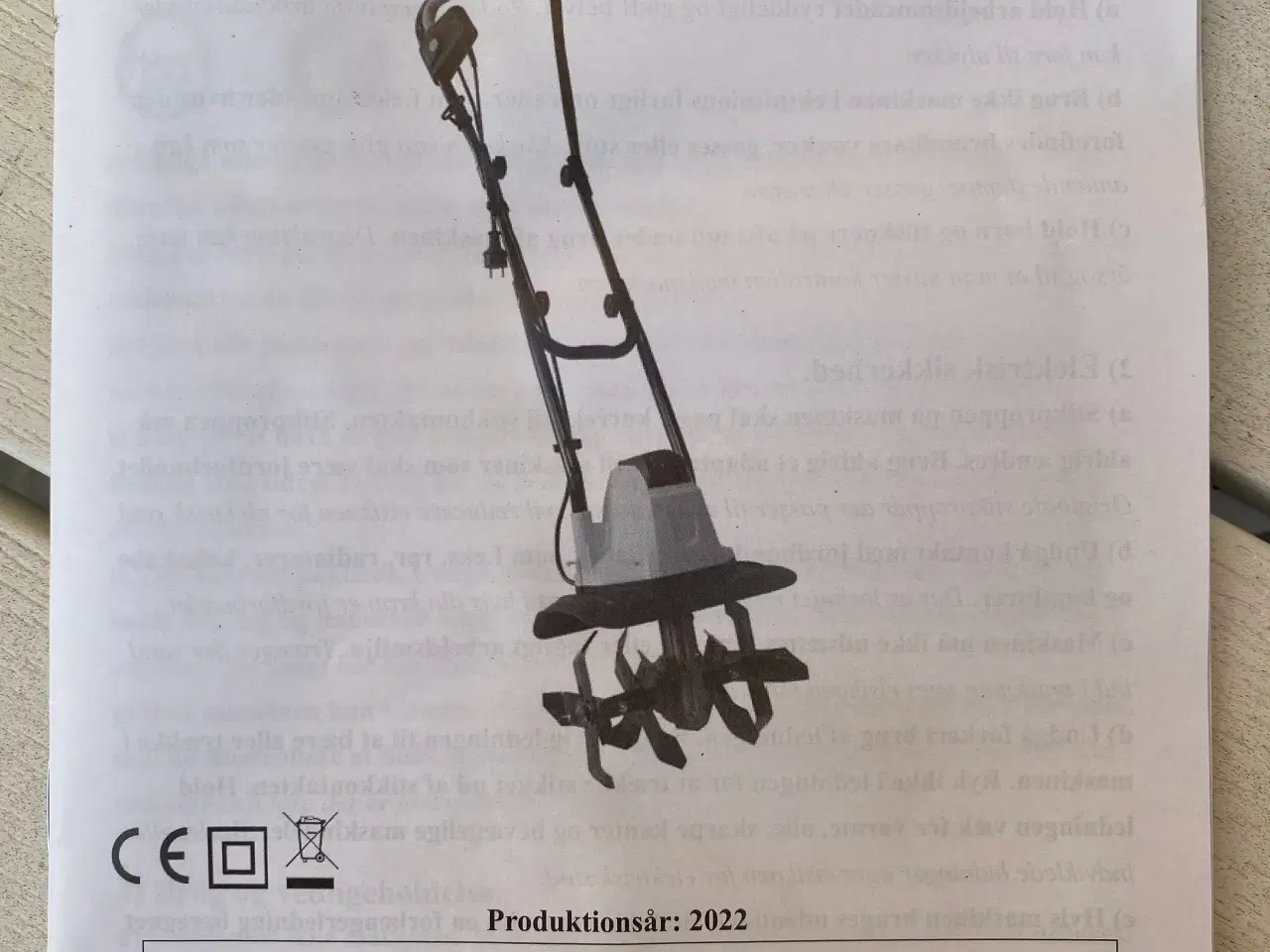 Billede 4 - Havefræser elektrisk
