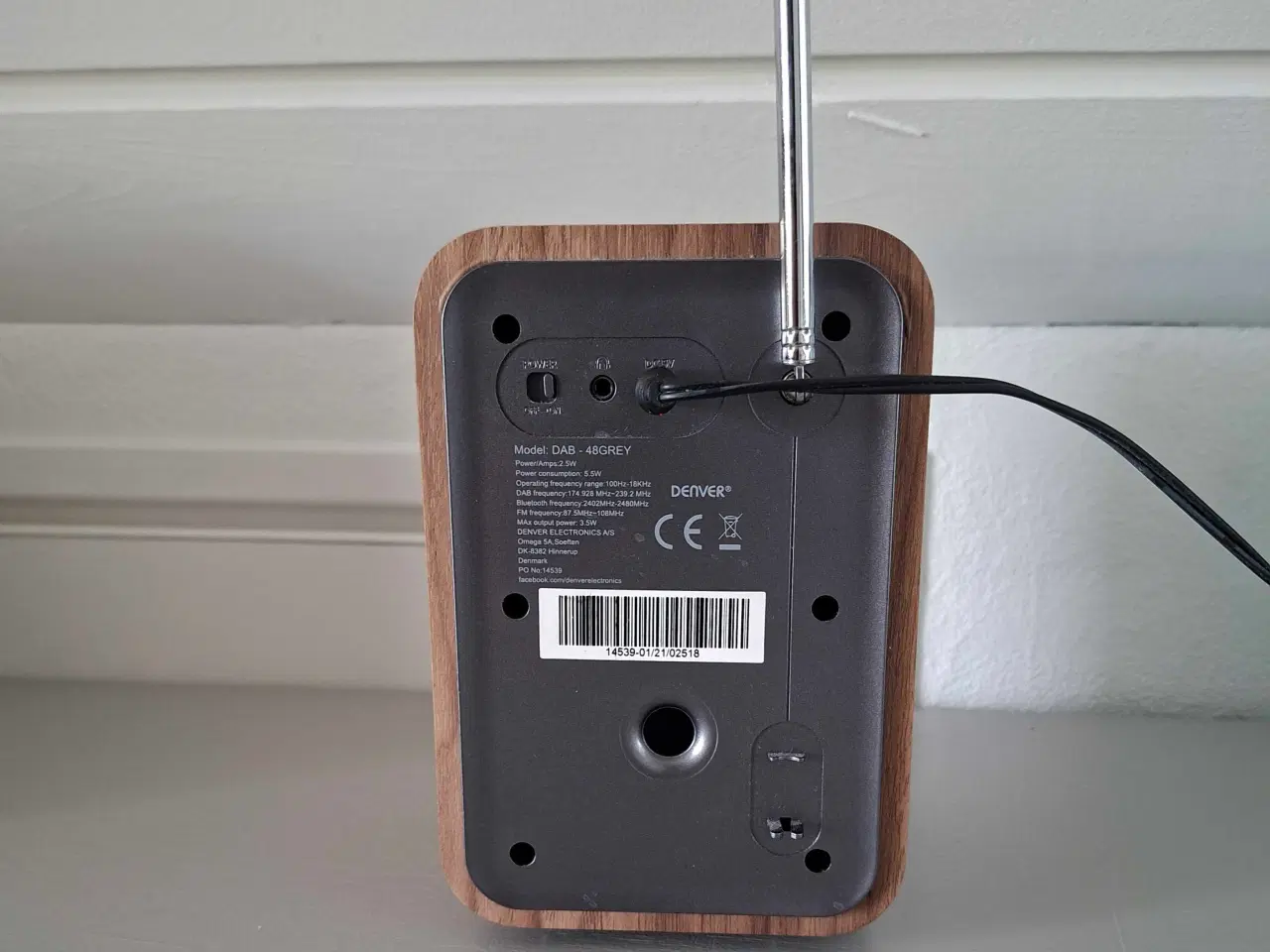 Billede 4 - Denver Dab Radio med Bluetooth 