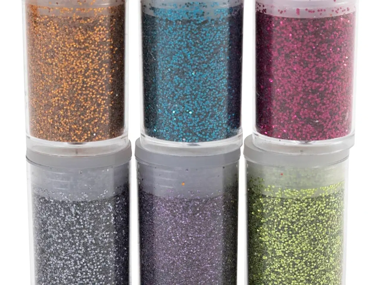 Billede 1 - Bionedbrydelig Bio-Glimmer, 6 farver, 7 ml