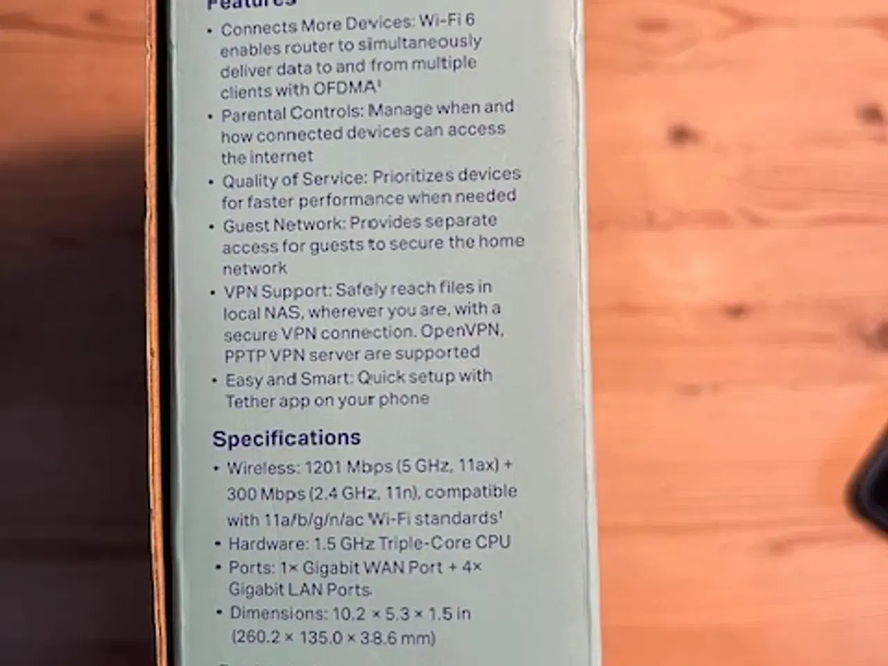 Billede 3 - TP Link wifi-router AX 1500