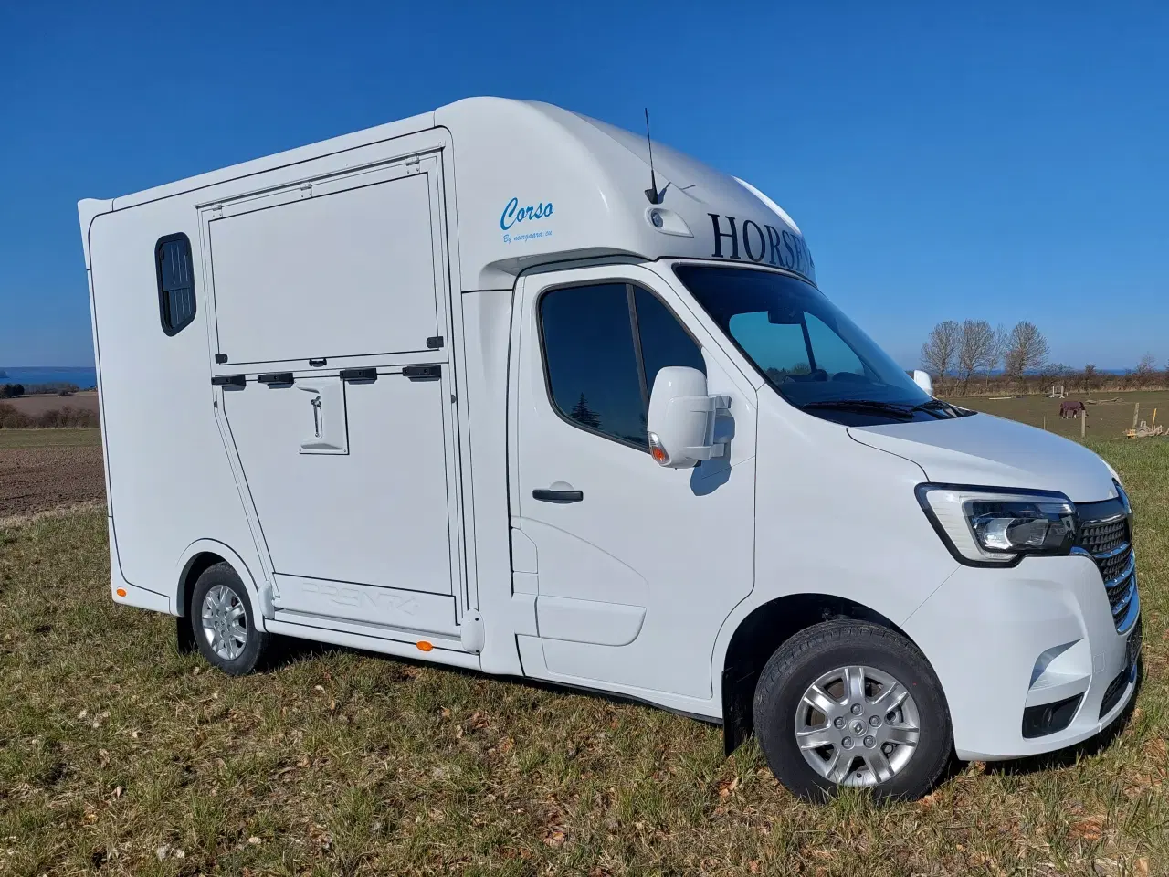 Billede 1 - Corso 2-Hestes Renault Master Hvid