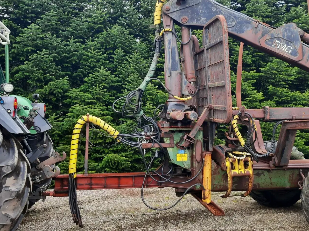 Billede 11 - - - - Skovvogn / med kran og grab / høj kapacitet