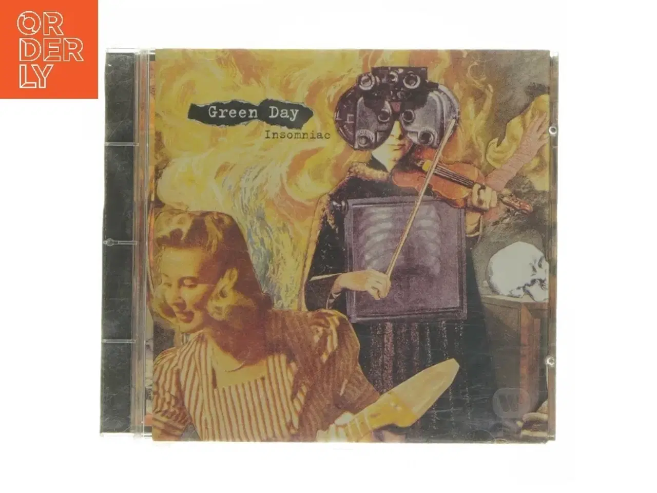 Billede 1 - Green Day CD - Insomniac (str. 12,5x14 cm)