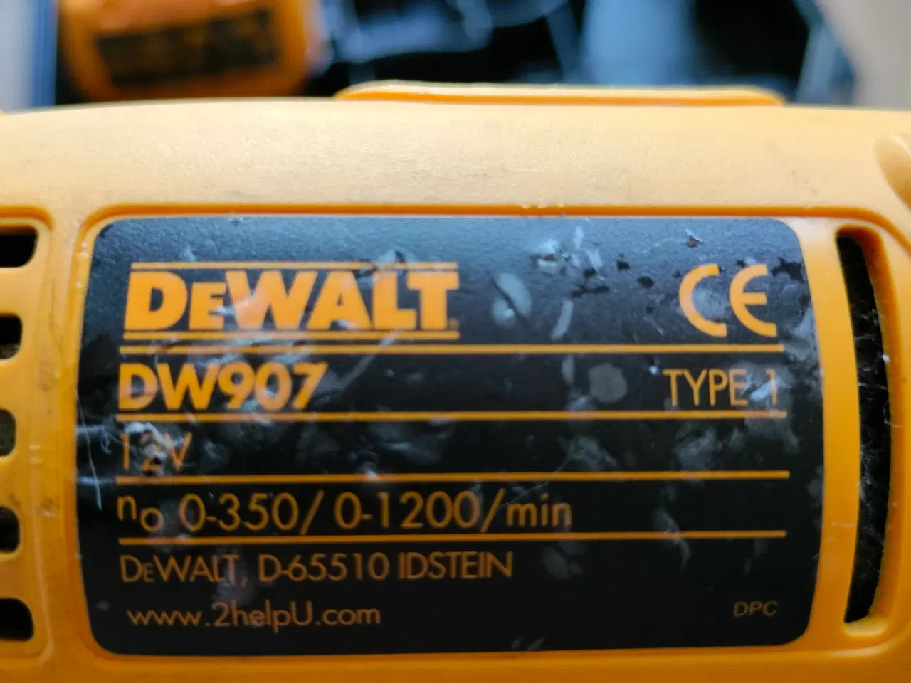 Billede 1 - DeWalt DW907 12V Boremaskine med oplader og kuffer