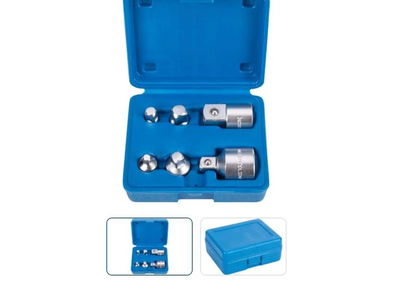 Billede 3 - Topnøgle adaptersæt 6 dele, nyt