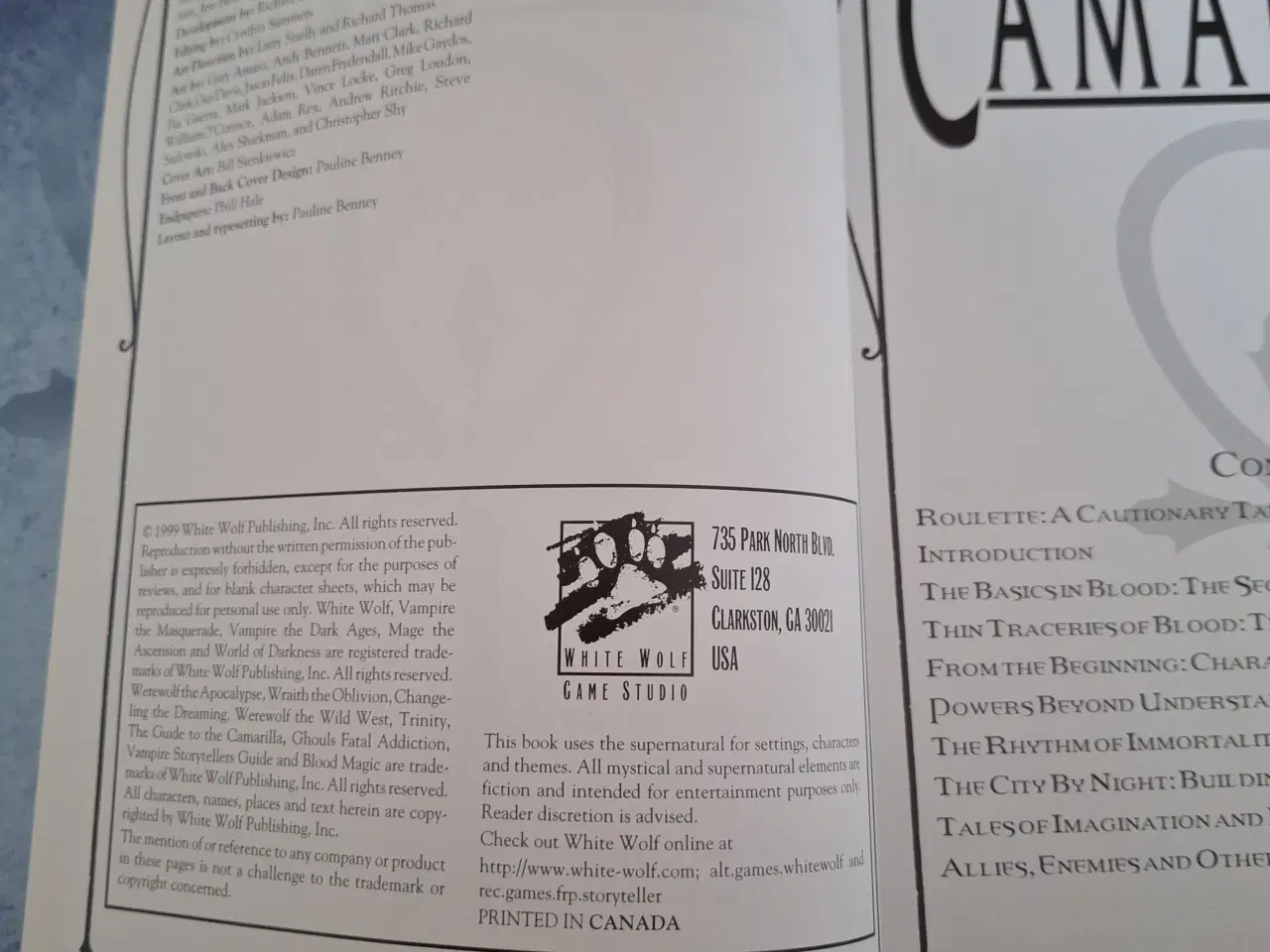 Billede 2 - Vampire grundbog og en guide bog