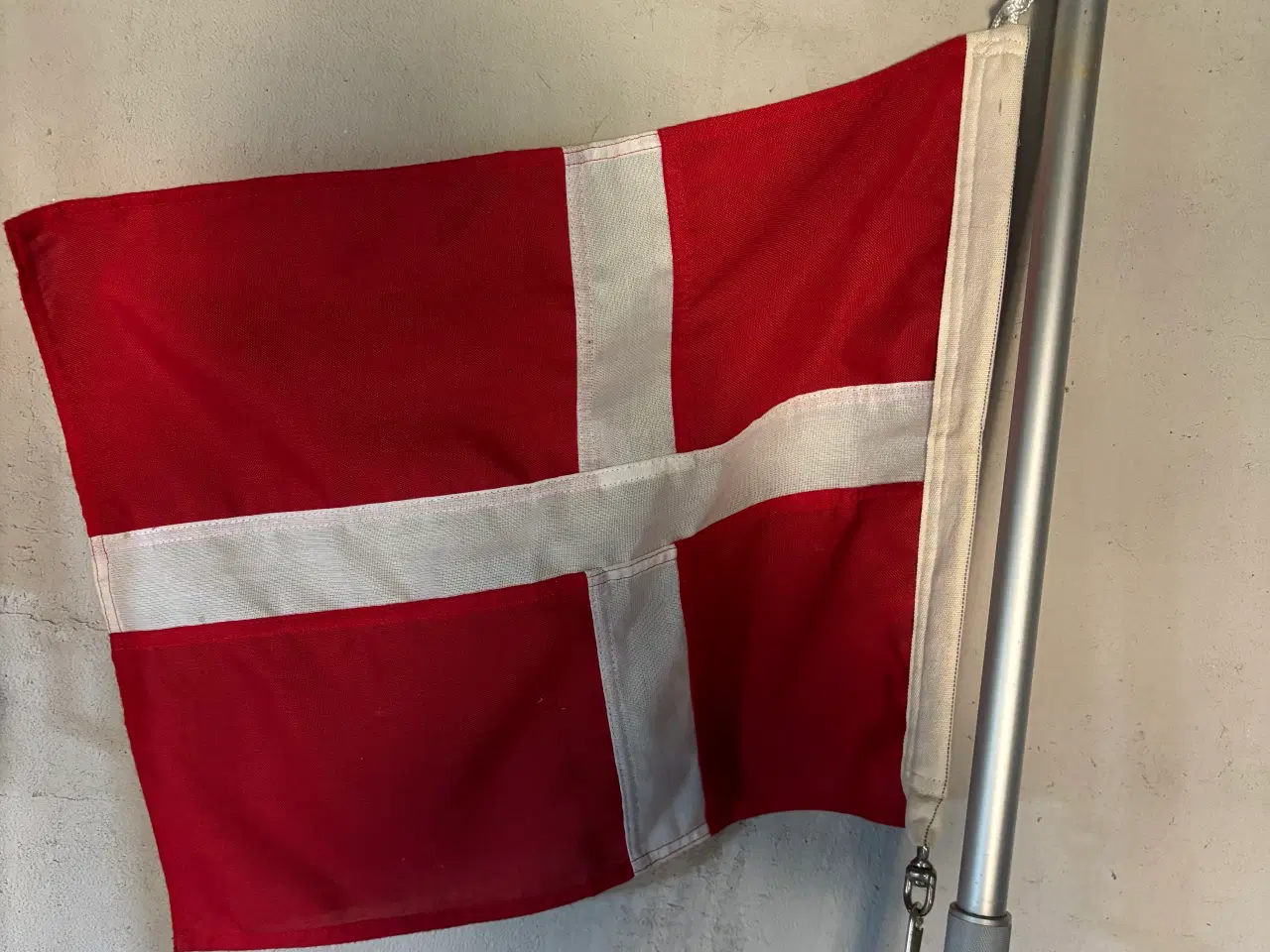 Billede 2 - Teleskop flagstænger med dannebrogsflag 