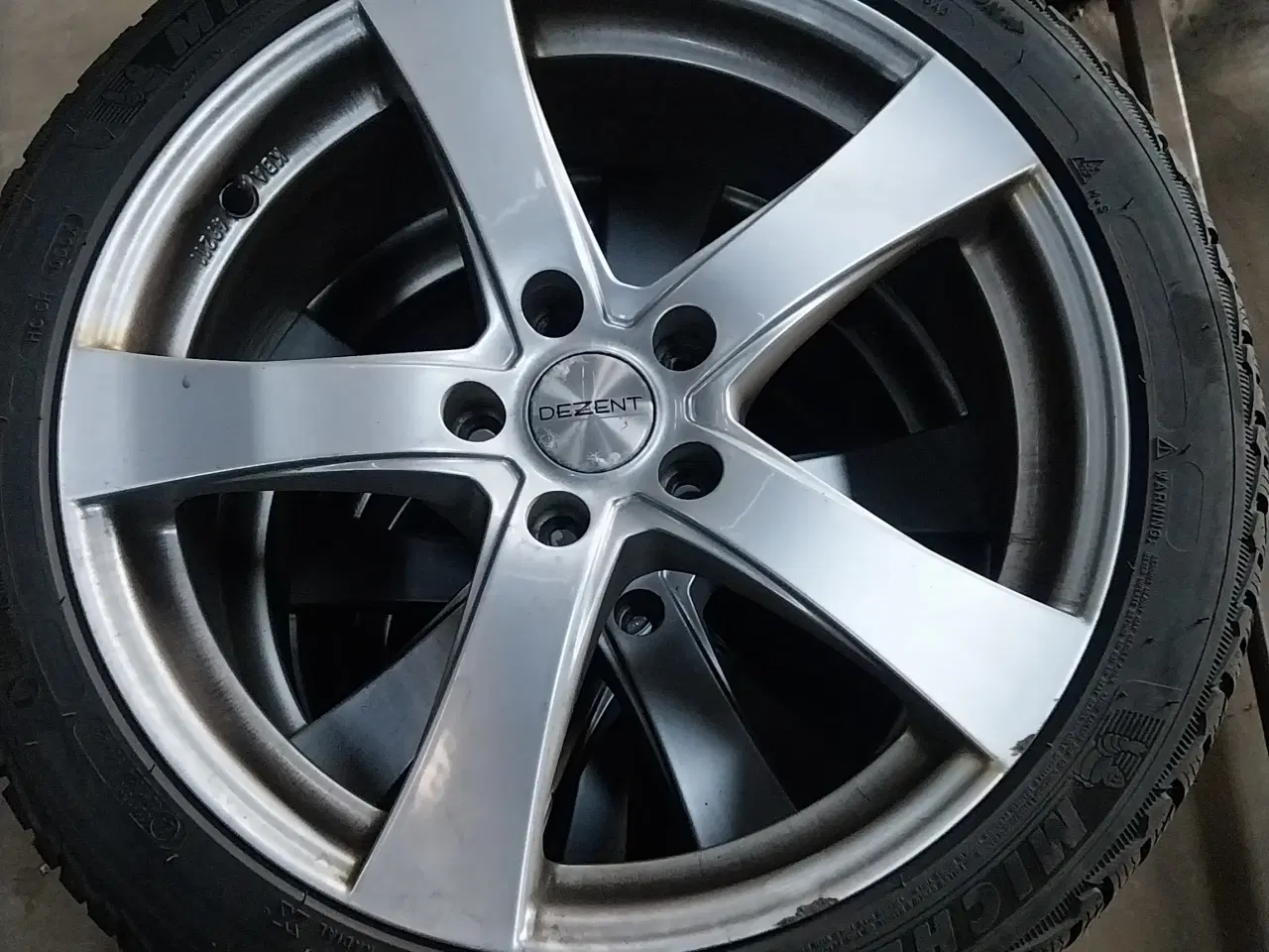 Billede 3 - 5x112 alufælge med vinterdæk