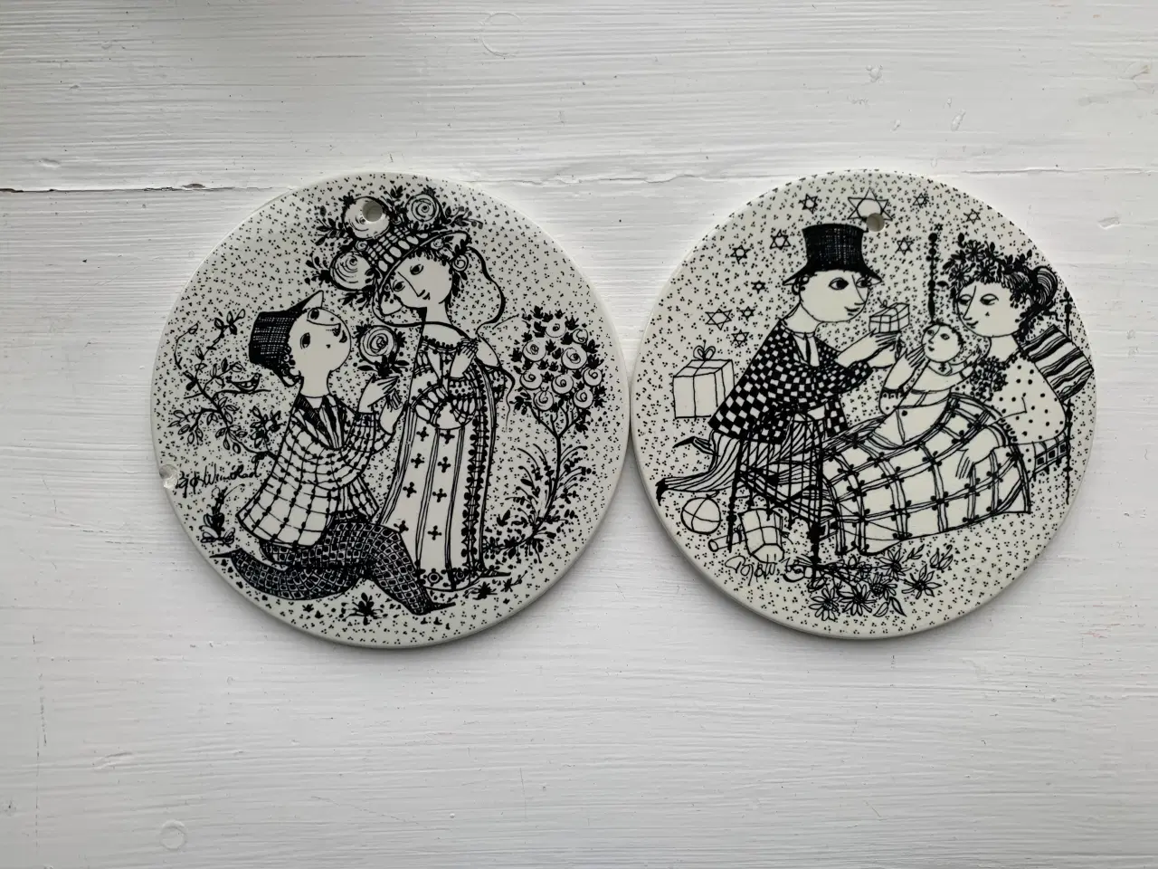 Billede 3 - Månedsplatter, Bjørn Wiinblad