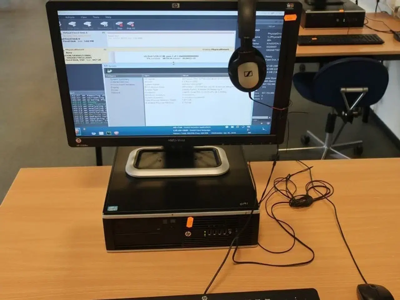 Billede 1 - HP 22" skærm m. tastatur L2208w (PC medfølger ikke)