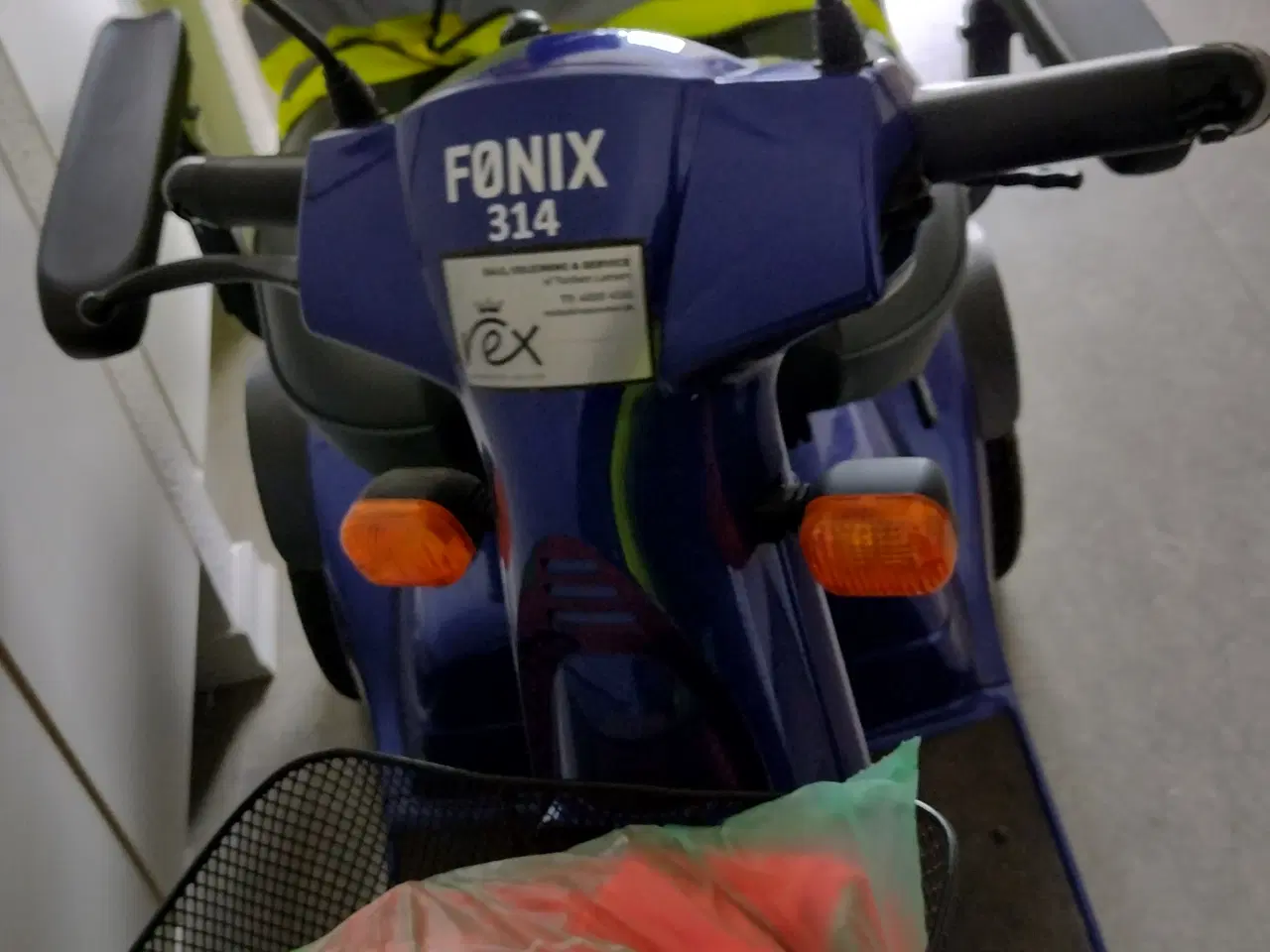 Billede 1 - El-scooter Fønix 314 blå årgang 2021