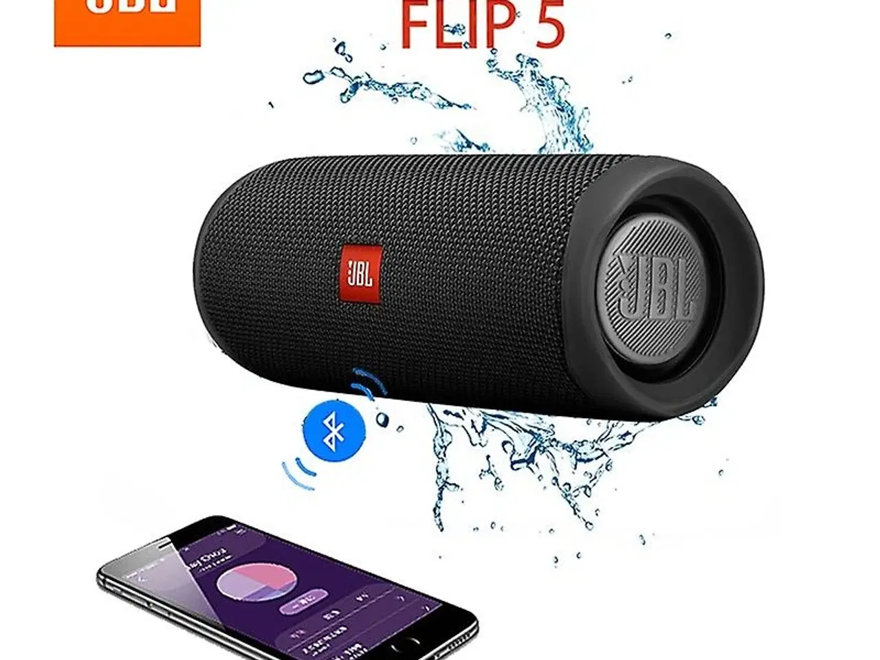 Billede 1 - JBL Flip 5 kraftfuld Bluetooth-højttaler