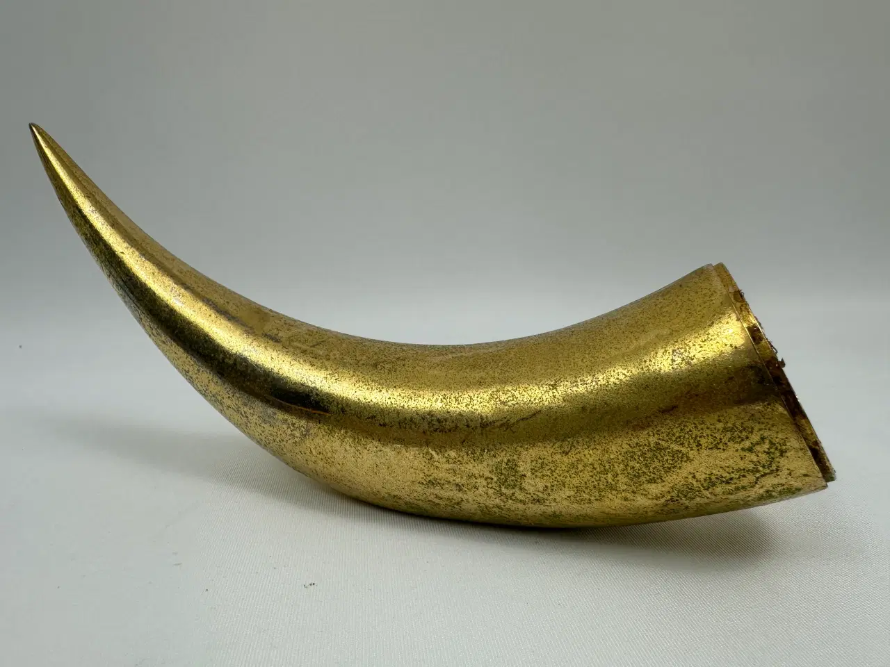 Billede 4 - Metal horn -  messing farvet 