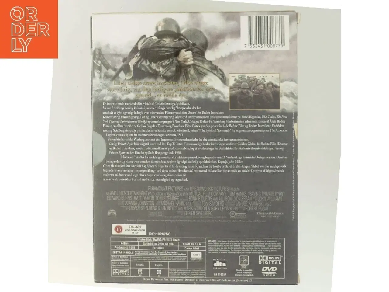 Billede 3 - Saving Private Ryan (DVD) med Tom Hanks (DVD)