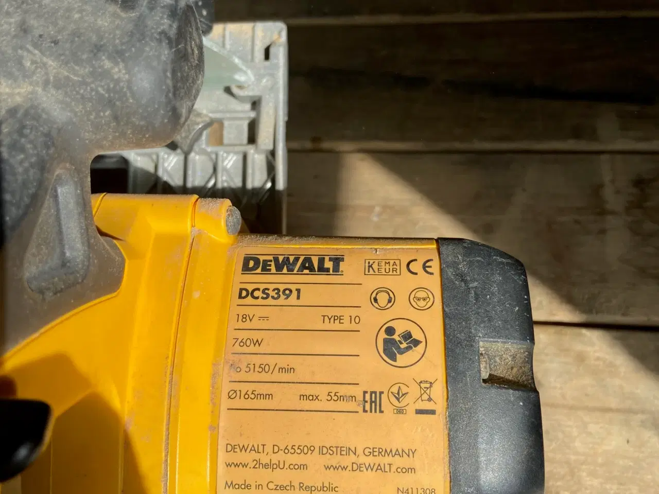 Billede 2 - Dewalt rundsav, DCS391