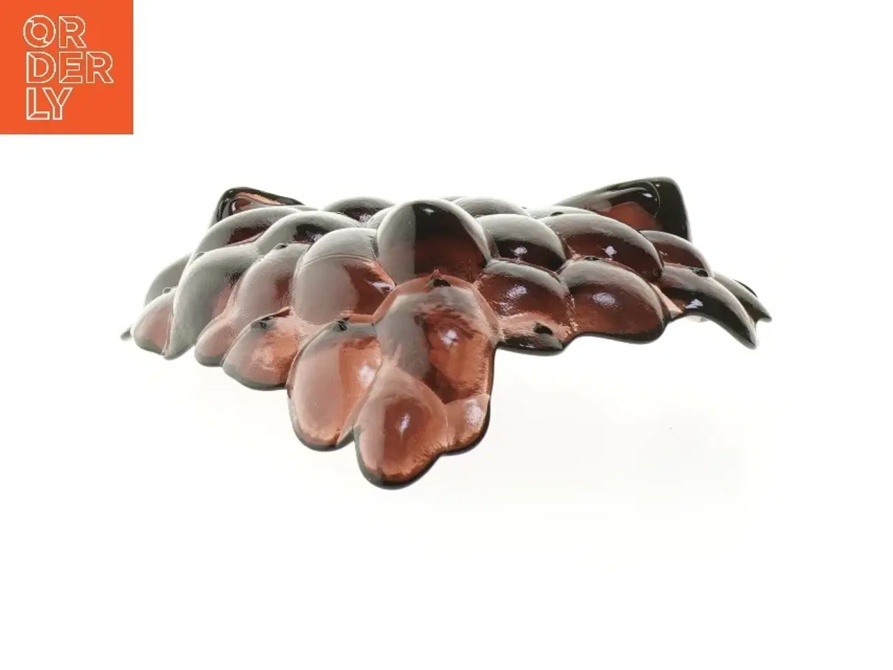 Billede 3 - Dekorativ glaspotte (str. Ø 29x Ø 25 cm)