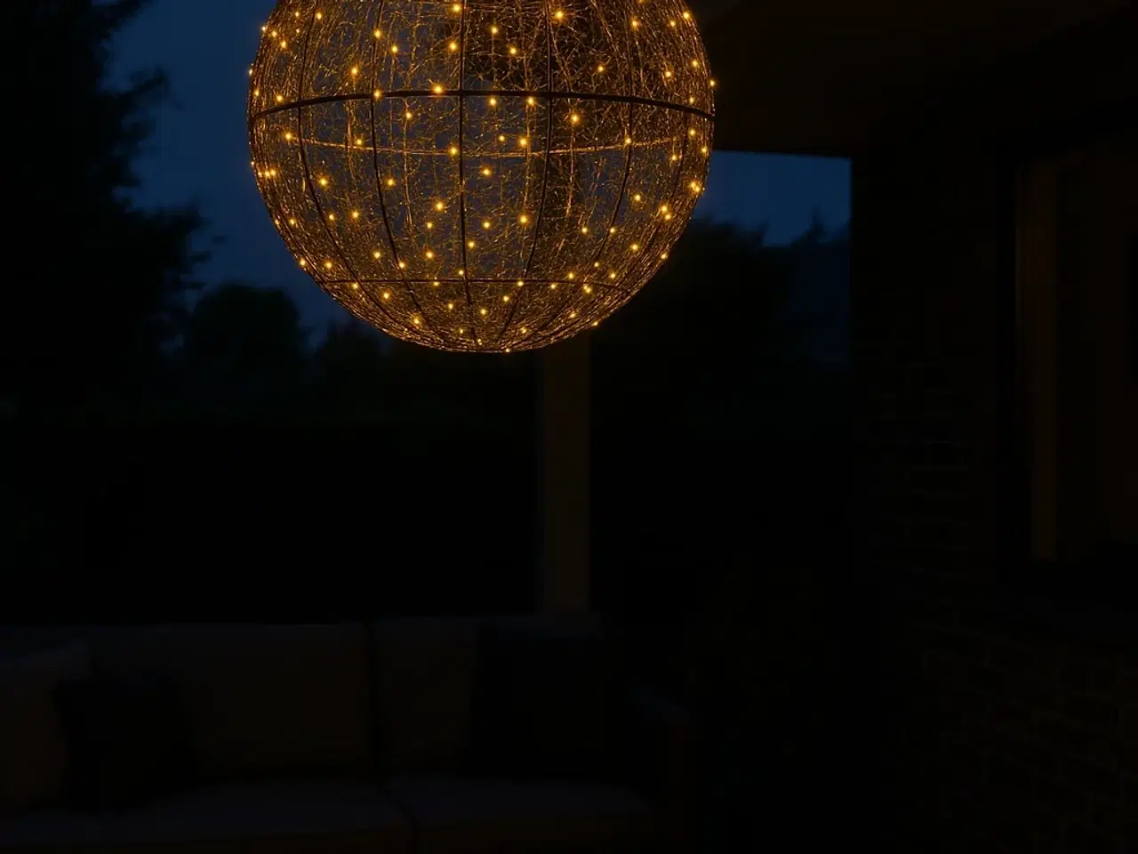 Billede 2 - Stor LED-designkugle / lampe Ø58 cm - 960 LED