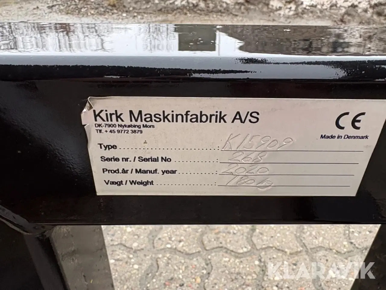 Billede 7 - Sækkeløfter til gafler Kirk 1.5T