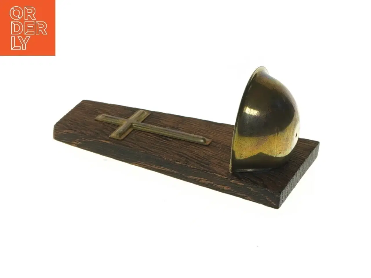 Billede 3 - Vievands vægophæng med kors(str. 15x6 cm)