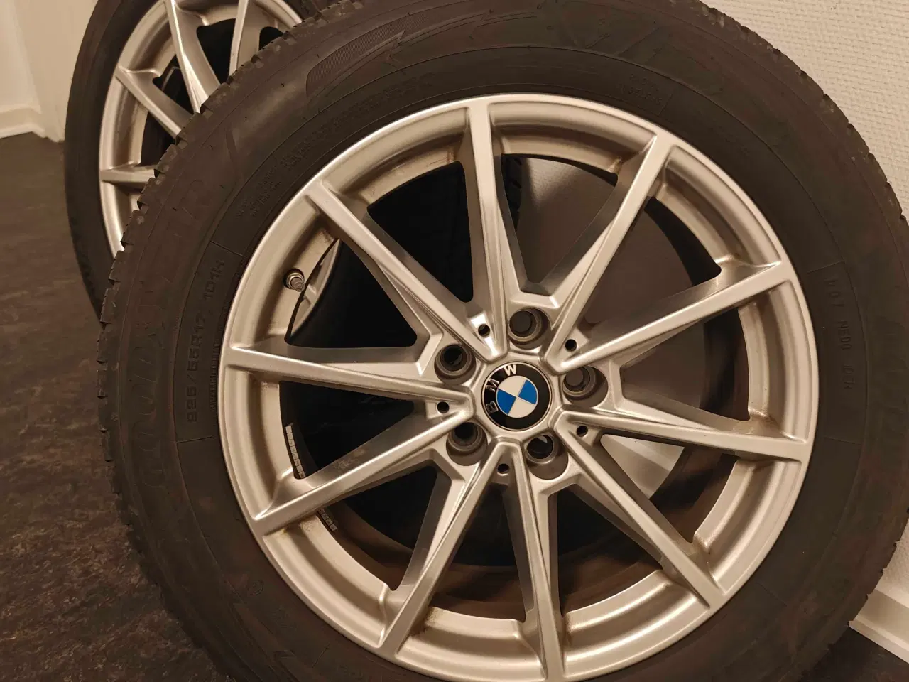 Billede 1 - Vinterhjul-sæt, BMW fælg/Goodyear dæk