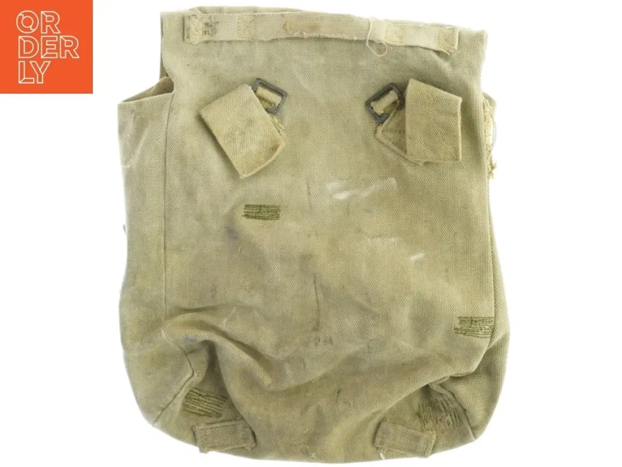 Billede 2 - Brugt militærrygsæk af lærred (str. 44 x 34 cm)
