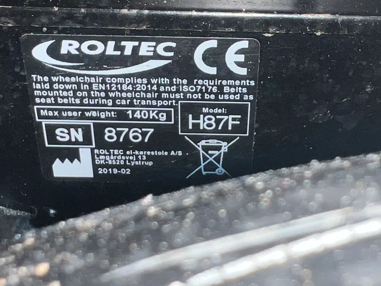 Billede 5 - Roltec Elektrisk kørestol