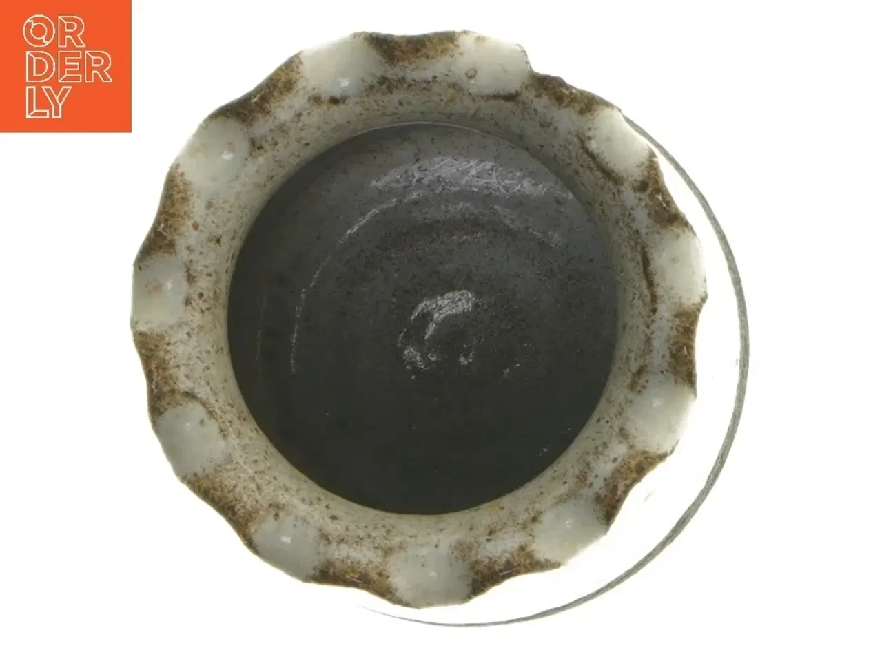 Billede 2 - Keramisk vase med bølget kant af kaj henning (str. 13 cm)