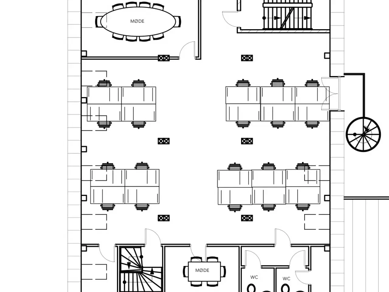 Billede 13 - Historisk pakhus med fritlagte bjælker og hyggelig brostensbelagt gård - kombineret med moderne Street Art Museum