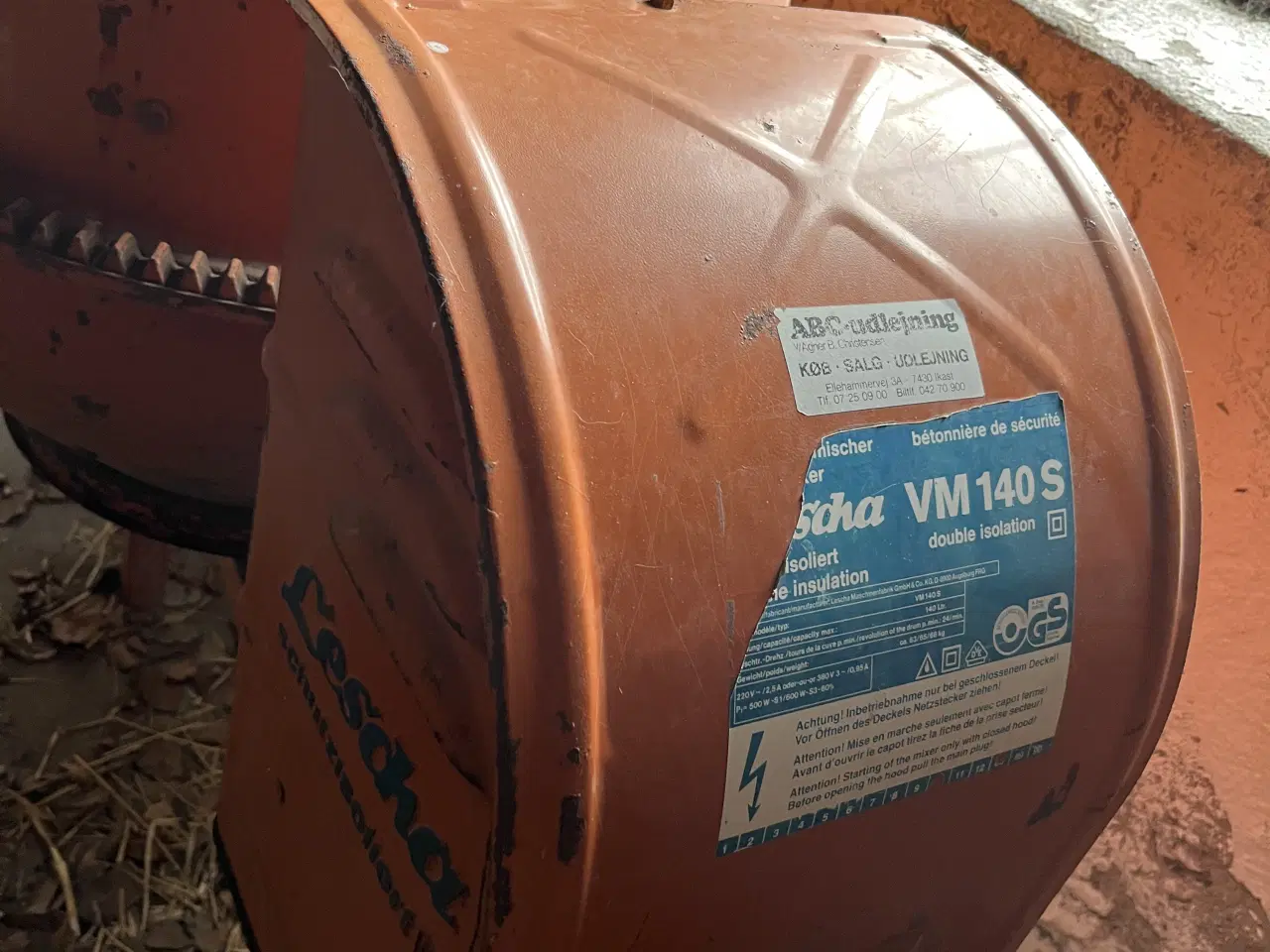 Billede 3 - Lescha betonblander 140 liter.  