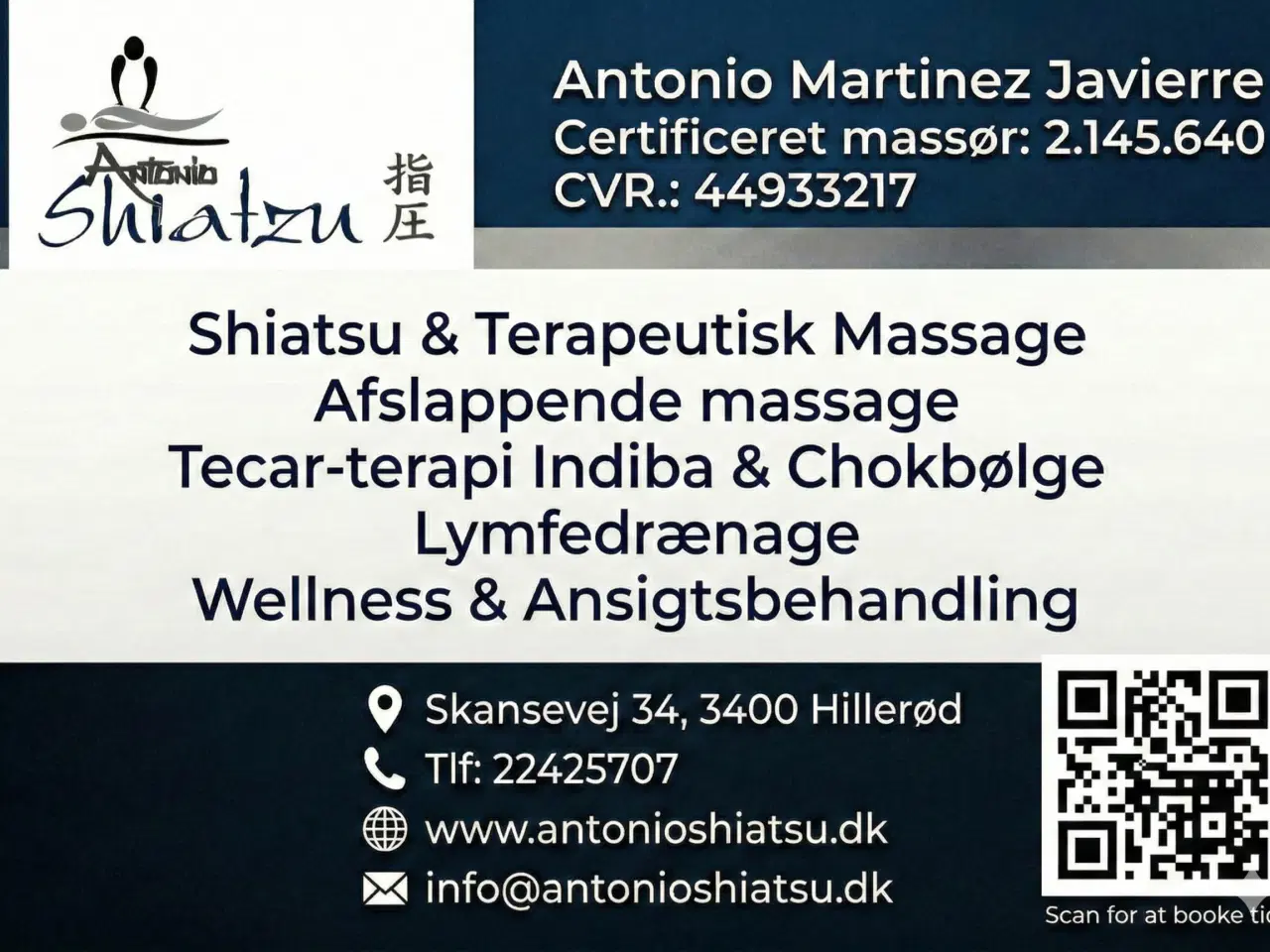 Billede 1 - Professionel Shiatsu & Massage i Hillerød