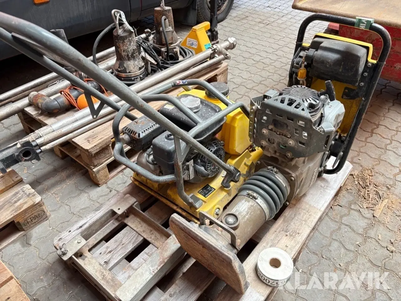 Billede 4 - Pladevibrator og Jordloppe Wacker Neuson WP1550/BS50-4As 11in