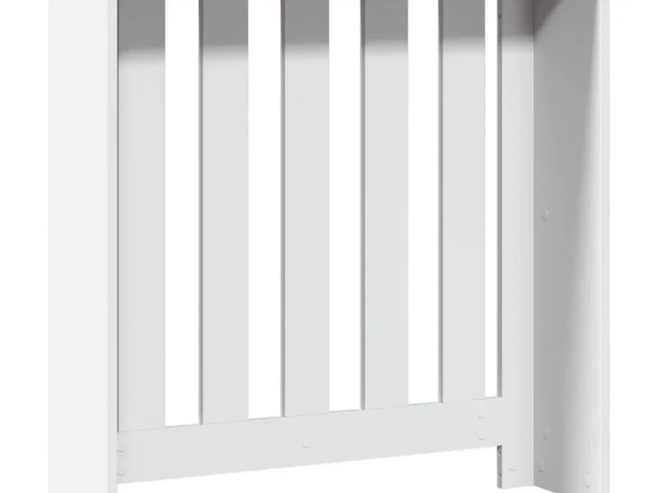Billede 5 - Radiatorskjuler 78x20x82 cm konstrueret træ hvid