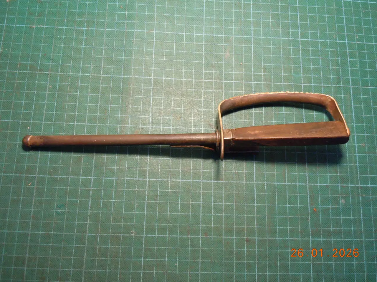 Billede 1 - Skyttegravskniv, nærkampkniv i stålskede.