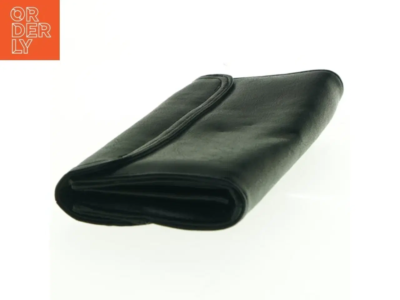 Billede 4 - Sort læderpung (str. 21 x 8 cm)