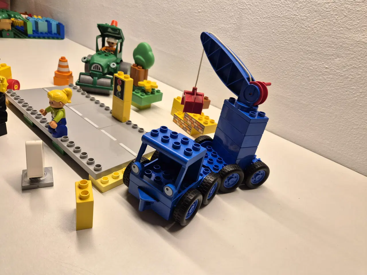Billede 2 - Duplo Byggemand Bob Vejarbejde, Sælges som vist
