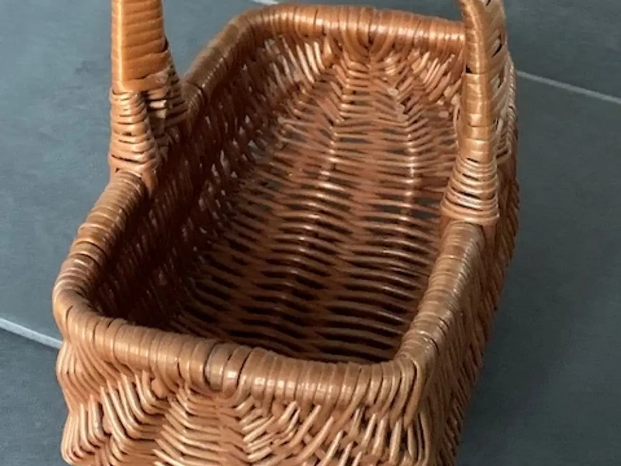 Billede 3 - Hollænder kurv med hank, pil - lille/mini - som ny