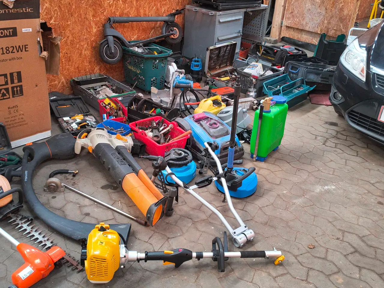 Billede 1 - Stort værktøjsparti m/ værktøj, inventar, maskiner