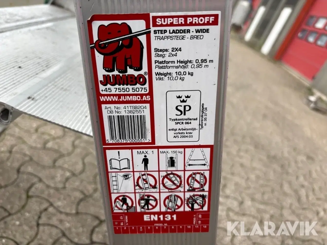 Billede 5 - TrappeStige bred JUMBO