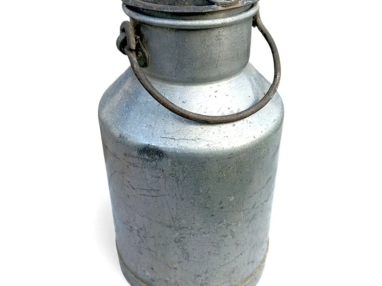 Billede 3 - Gammel 5 liters mælkejunge i aluminium