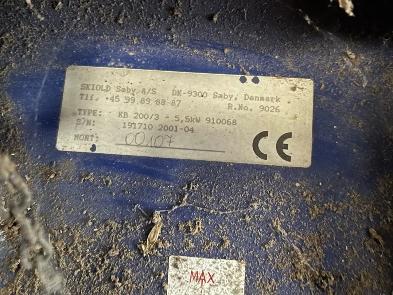 Billede 6 - Skiold type KB200/3  5,5 kW 910068